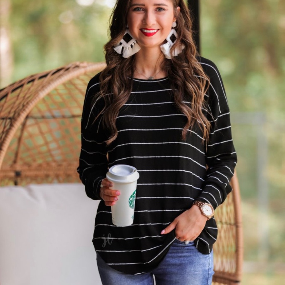 Boutique striped top